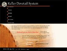 Tablet Screenshot of kellerdovetail.com